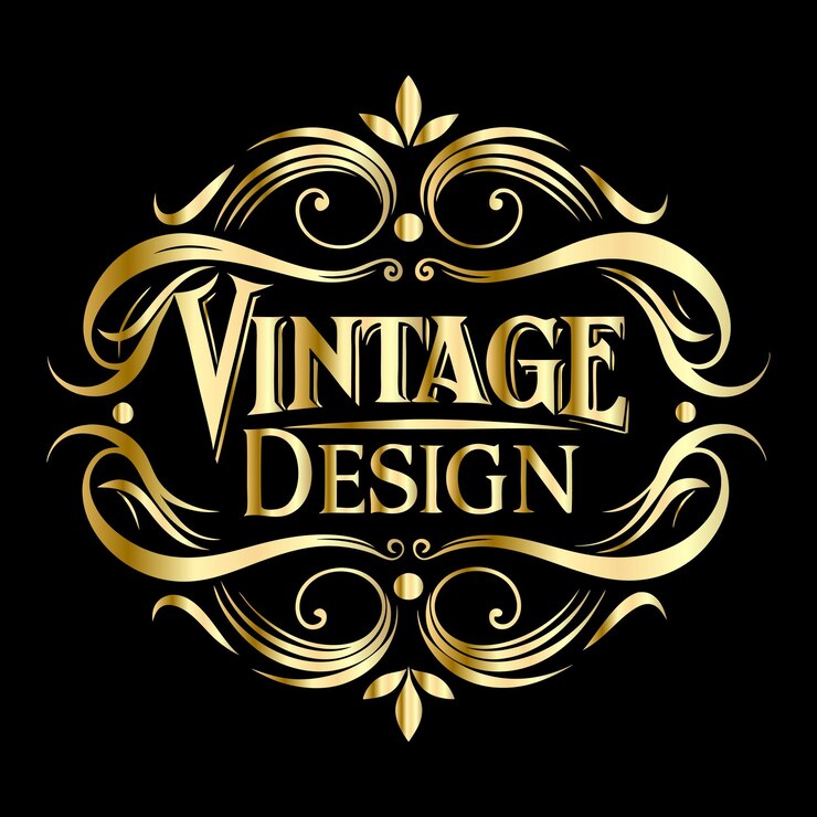 Vector vintage golden lettering vector illustration for your design can be used for greeting cards invit