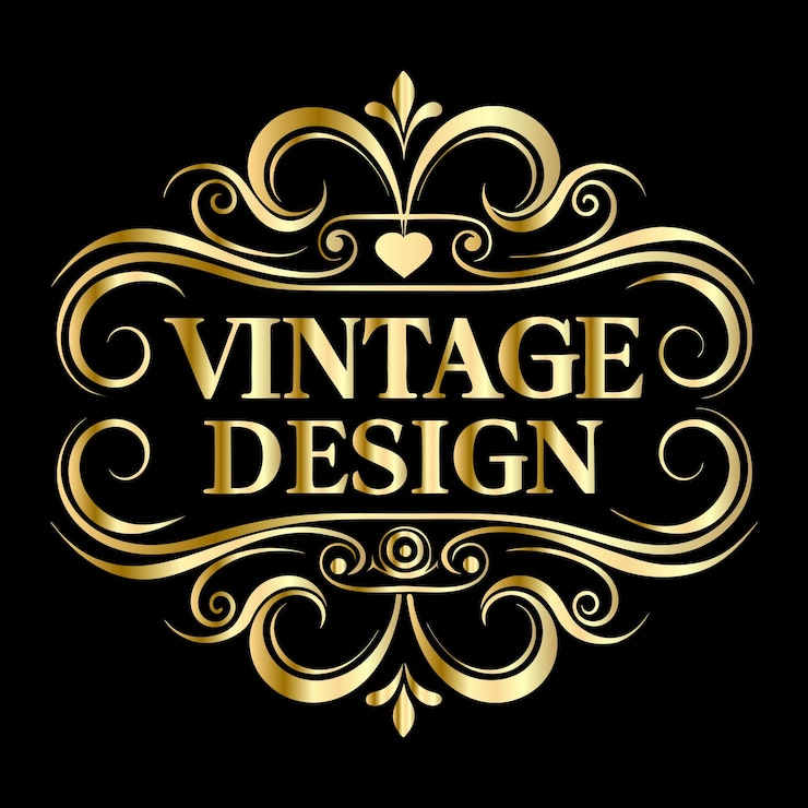 Vector vintage golden lettering vector illustration for your design can be used for greeting cards invit
