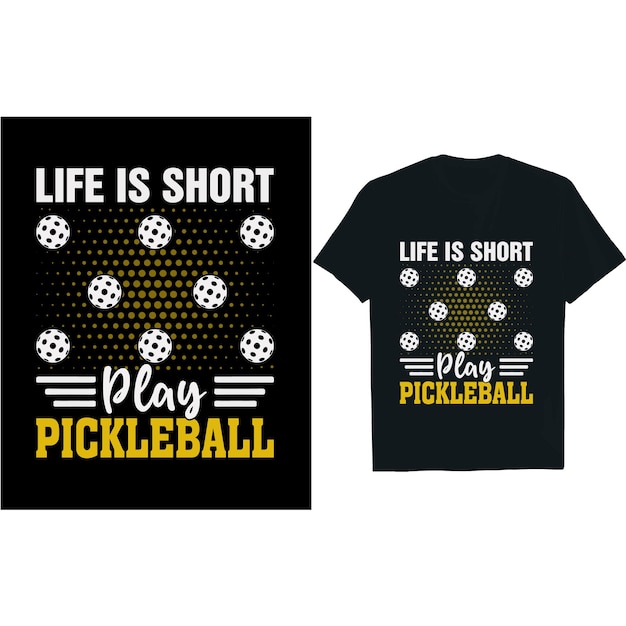 Vintage grunge pickleballtshirt designpickleball tshirt design