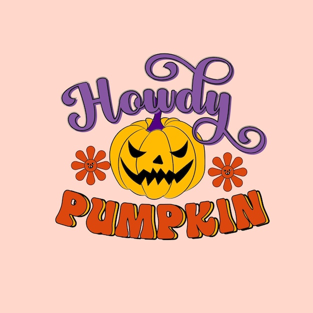 Vector vintage halloween t shirt design