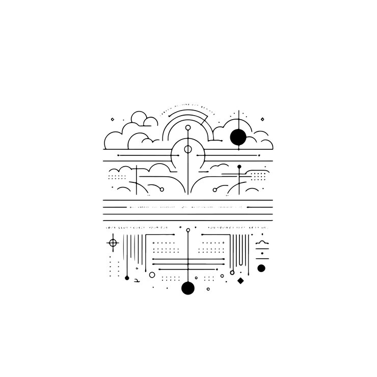 Vector vintage hand drawn decorating art elements