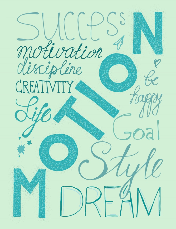 Vector vintage hand drawn lettering hipster composition
