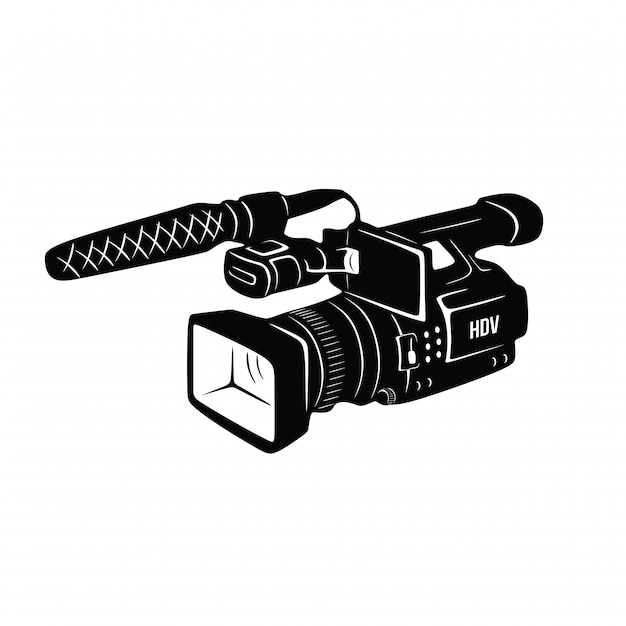 ヴィンテージ手描きのビデオレコーダー