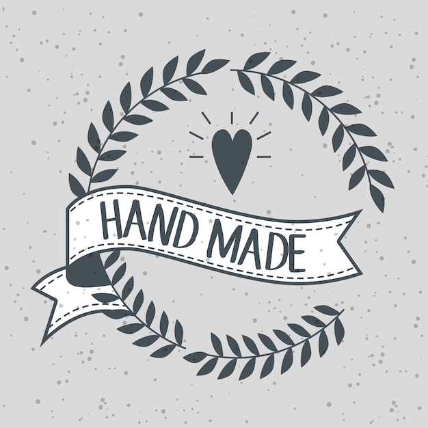 Vintage handgemaakte logotypes en labels