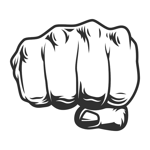 Vintage Human Fist Punch
