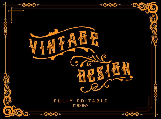 vintage laatste typografieontwerp voor kleding