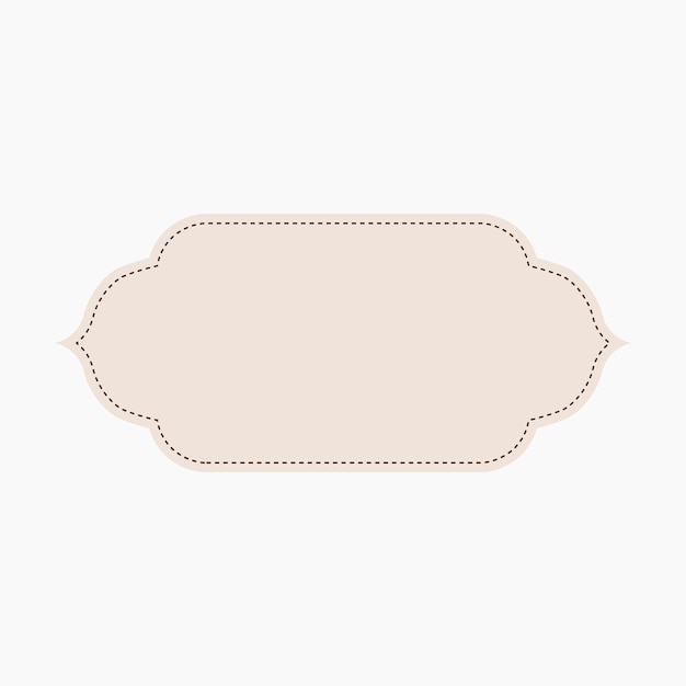 Vector vintage label element