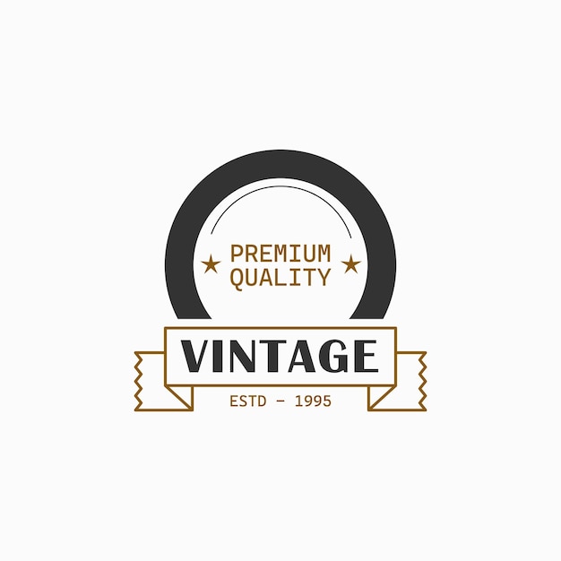 Vintage logo design