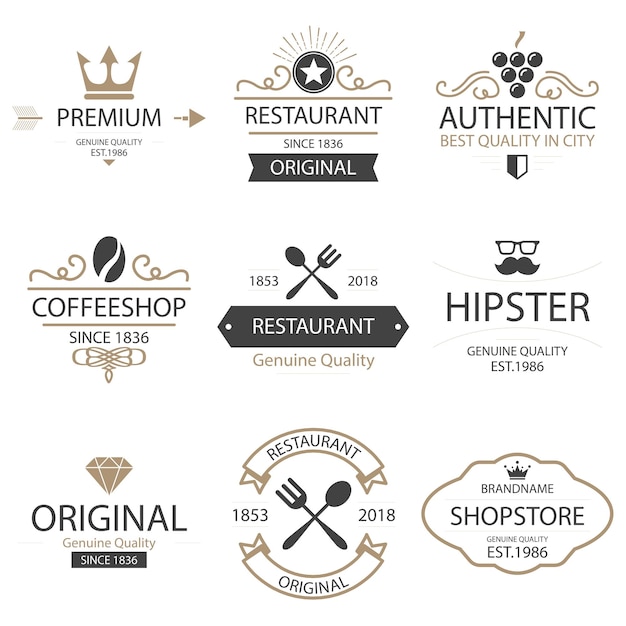 Vintage logo design