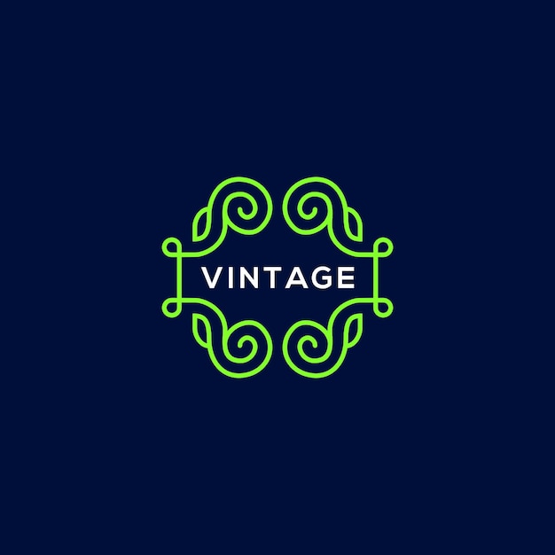 vintage logo graphic design for other use is perfect