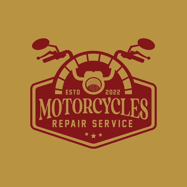 Vintage logo retro style industry automotive auto service logo design