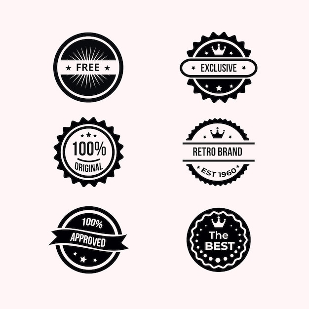 Vintage logo's en badges