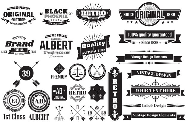 Vintage logo's maken