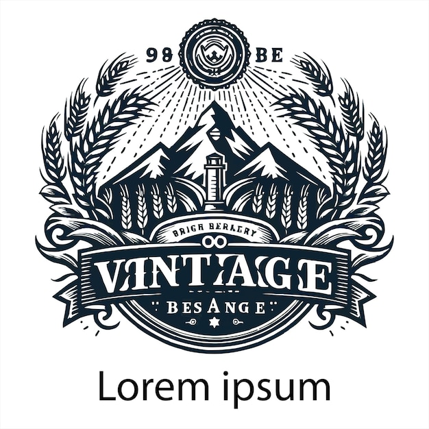 Vector vintage logo