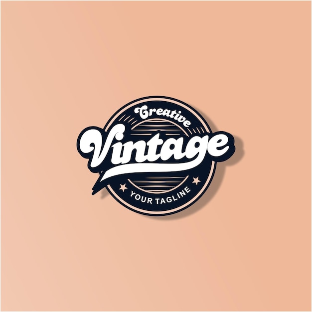 Vettore vintage logo