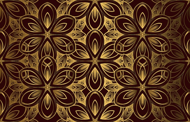 Vintage Luxurious Seamless Pattern