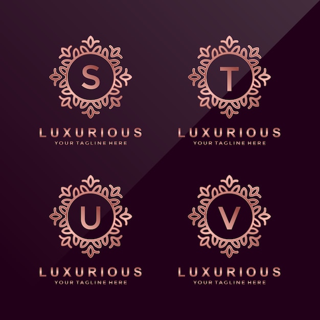 Vector vintage, luxury letter logo