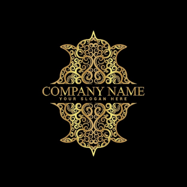 Vintage and luxury logo template Premium VectorRoyalty