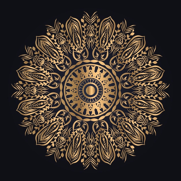 vintage mandala ontwerp achtergrond