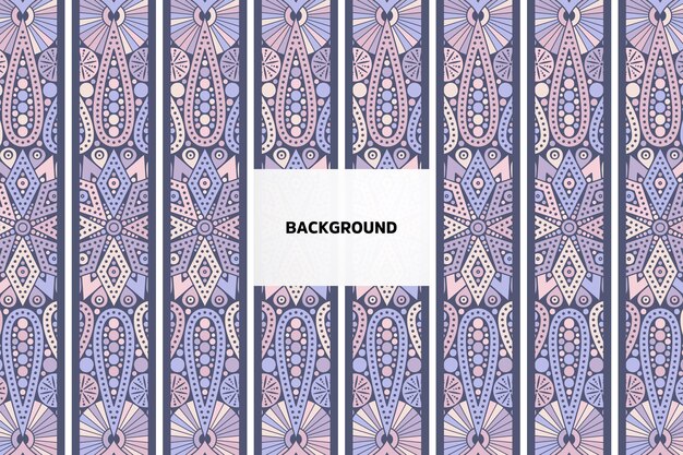 Vintage mandala pattern background