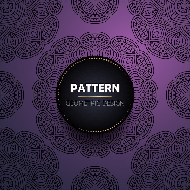 vintage mandala seamless pattern