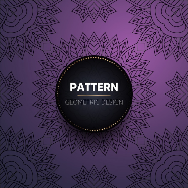 vintage mandala seamless pattern