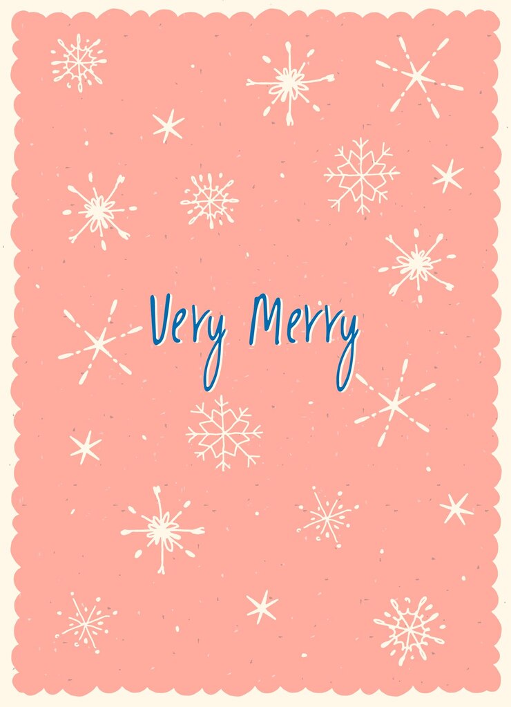 Vector vintage merry christmas card for festive branding projects and for decorating your home crafts and goods