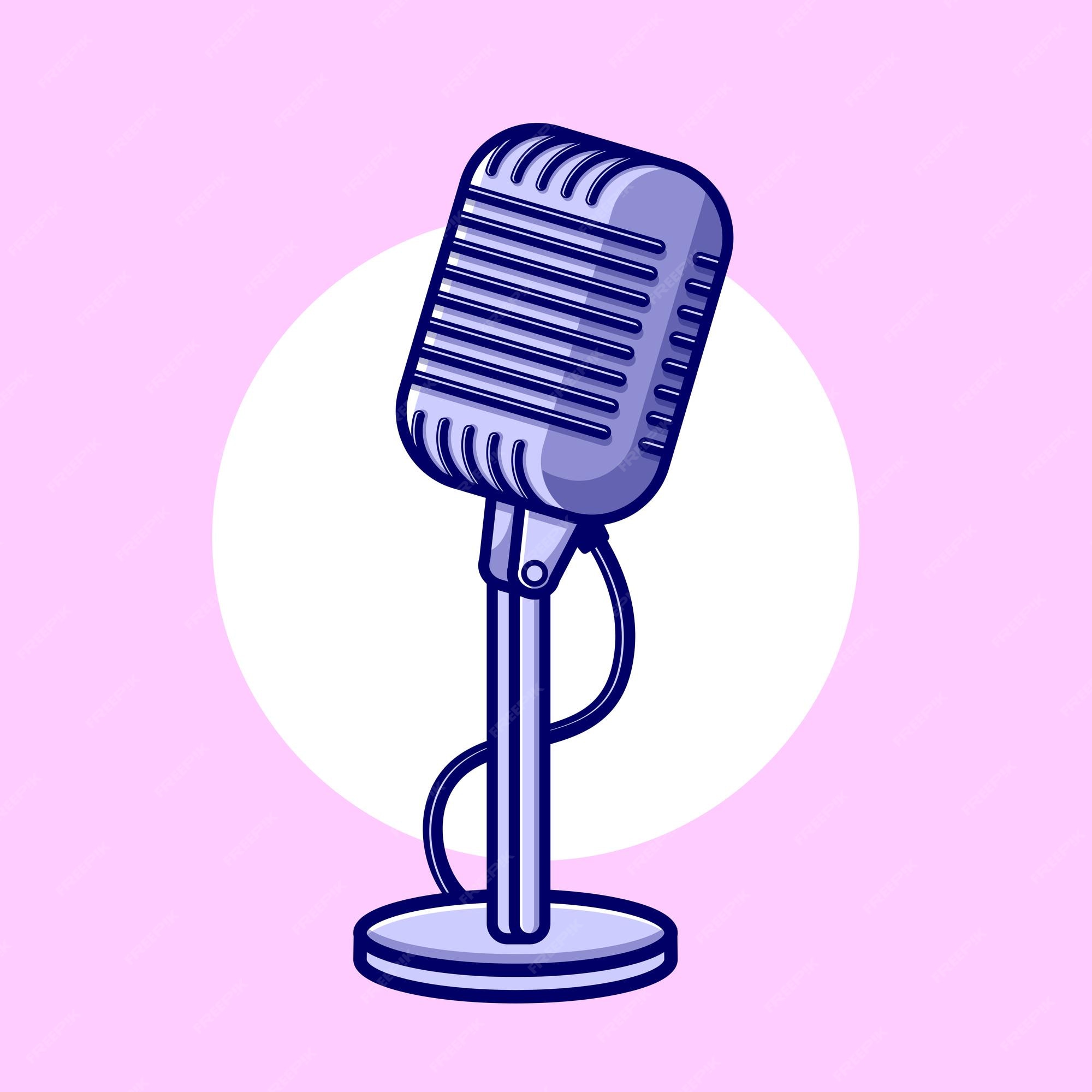 Cartoon Microphone