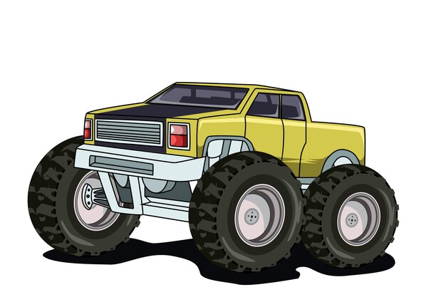 16+ Drawing Of Monster Truck