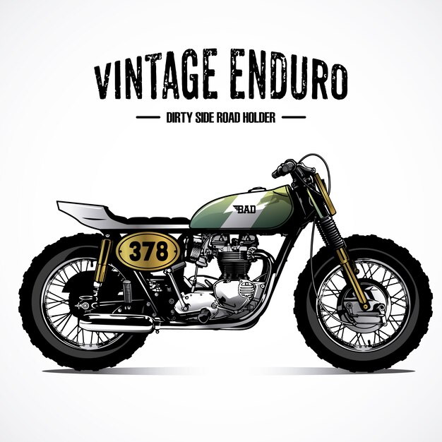 Vintage motorbike background