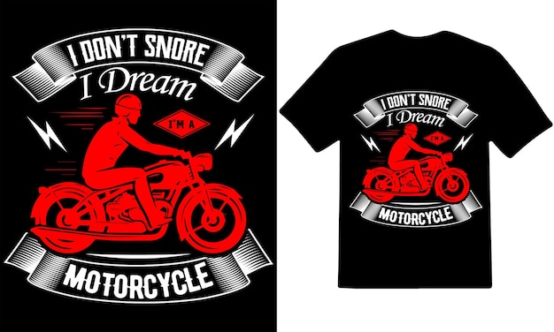 Vector vintage motorcycle t shirt design