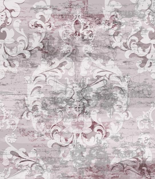 Vector vintage old baroque pattern