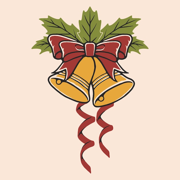 Vector vintage ontwerp voor kerstdecoratie