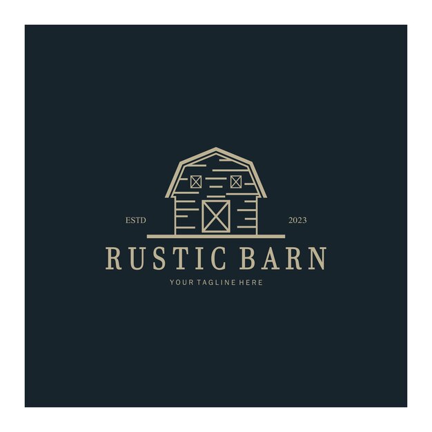 Farm house logo stock vector. Illustration of horizon - 110958255