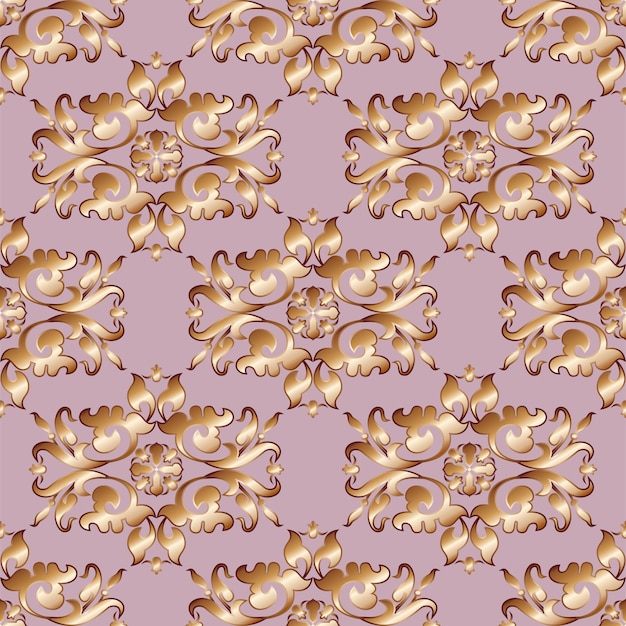 Vintage, oriental seamless background pattern.