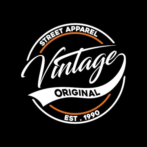 Vintage origineel streetwear grafisch ontwerp