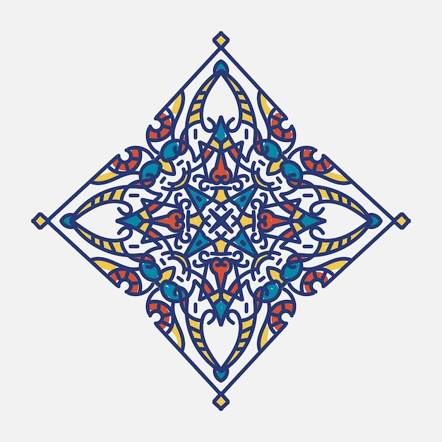 Vector vintage ornament or arabic ornament