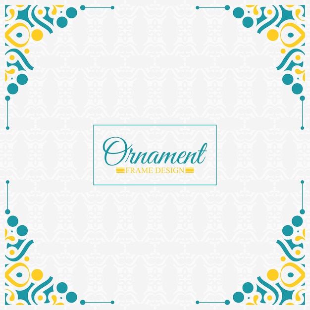 Vector vintage ornamental frame collection