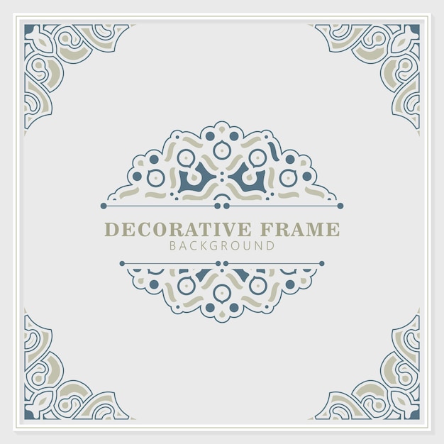 Vintage ornamental frame collection