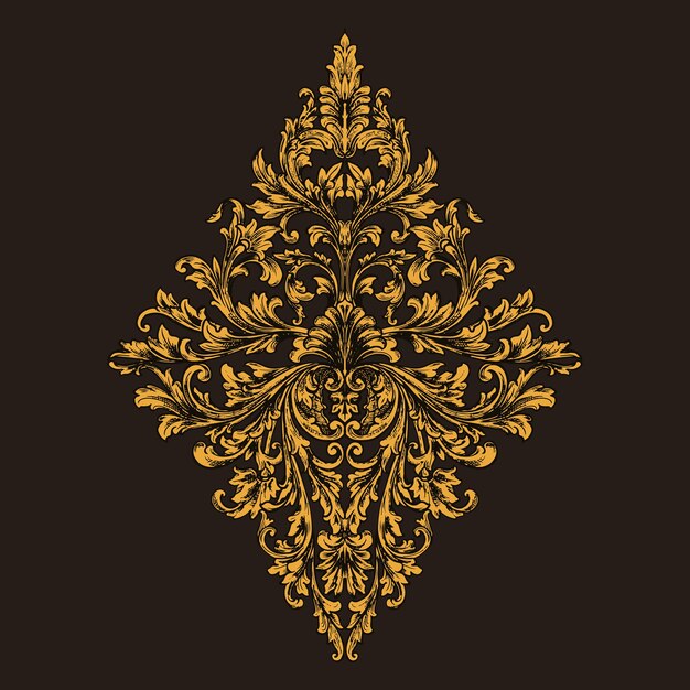 Vector vintage ornamental pattern