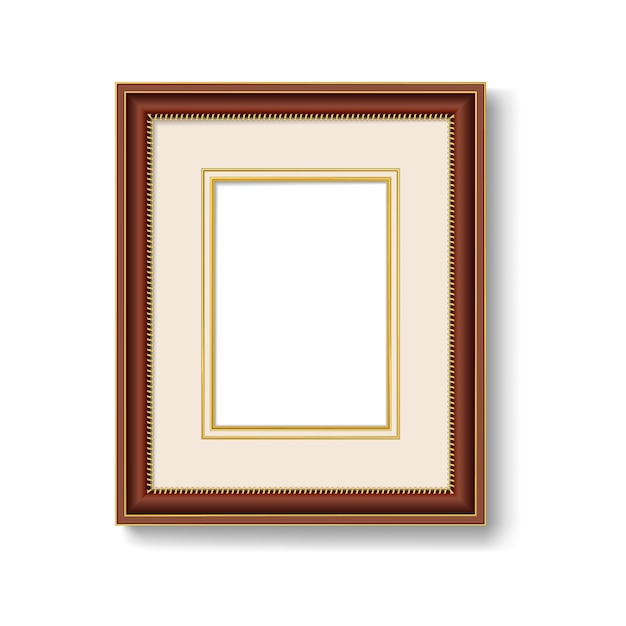 Vector vintage picture frame