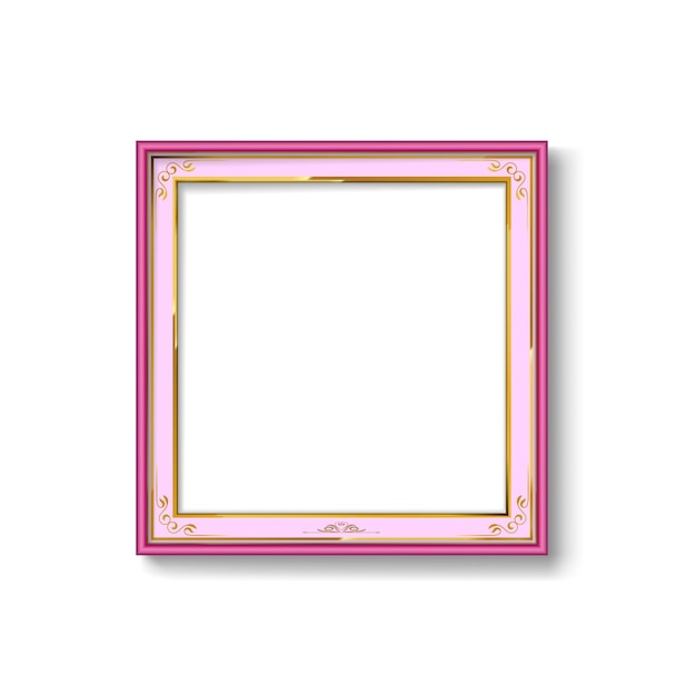 Vector vintage picture frame