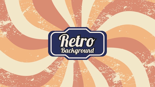 Vector vintage pop art background comic style chocolate grunge effect