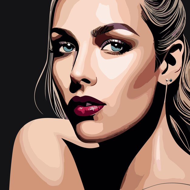 Vector vintage pop art design