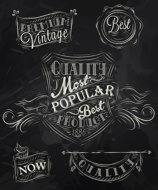 vintage premium quality chalk