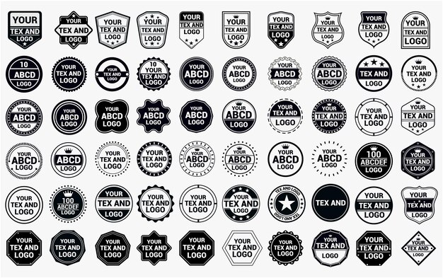 Vector vintage quality badges retro vintage badges and labels vector design