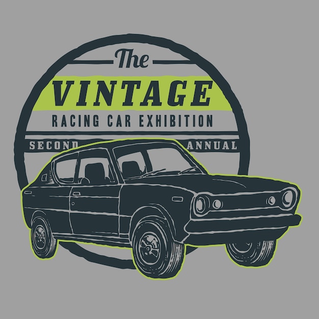 Vintage raceauto