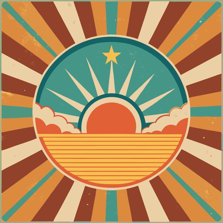 वेक्टर vintage retro background vector editable vector illusration