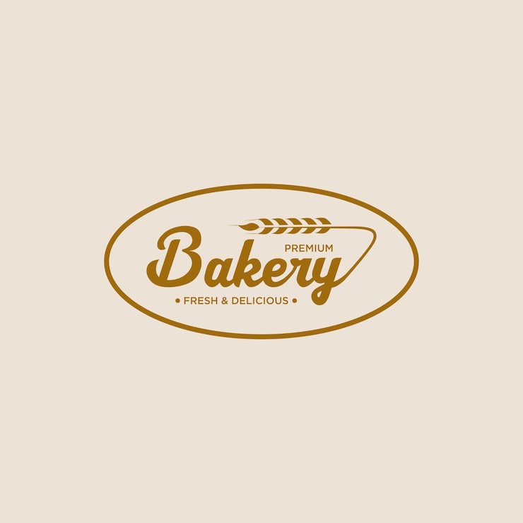 Vector vintage retro bakkerij bak winkel label sticker logo ontwerp vector