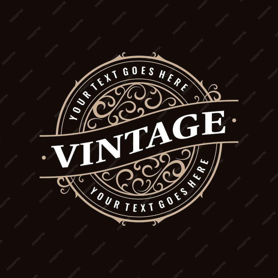 Premium Vector | Vintage retro classic circular stamp label round badge ...